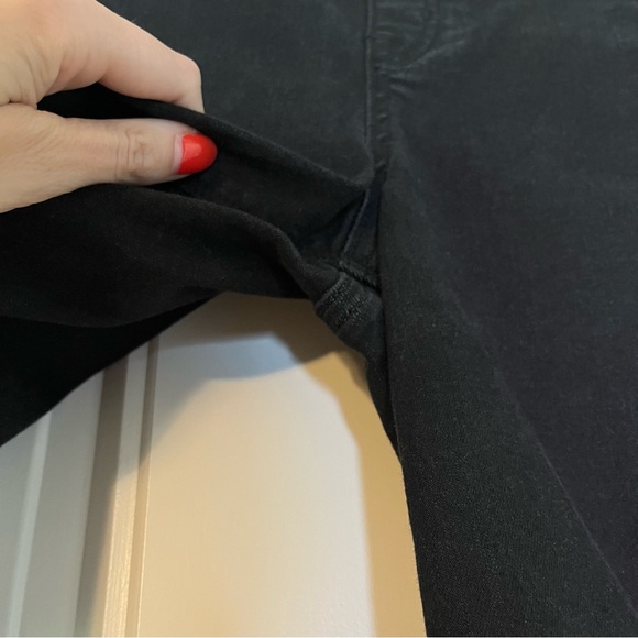 SPANX Vintage Black Distressed Ankle Skinny Pullon Leggings Size Medium - Picture 4 of 6